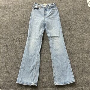 Levi's Jeans Womens Size 26 Ribcage Boot Light Wash Blue High Rise Denim 33224